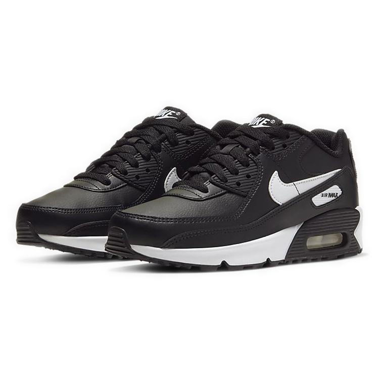(GS) Nike Air Max 90 'Black White' Kids' CD6864-010