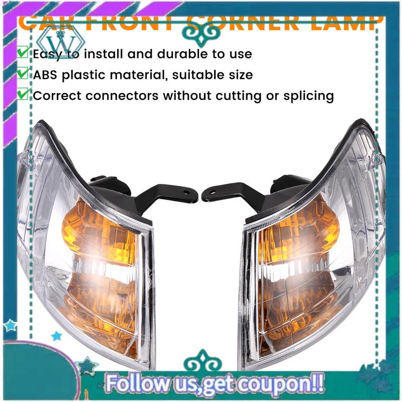 AA92-1 Pair Car Front Corner Lamp Light For Toyota Corolla AE100 AE101 E100 1993 1994 1995 1996 1997 Signal Lamp