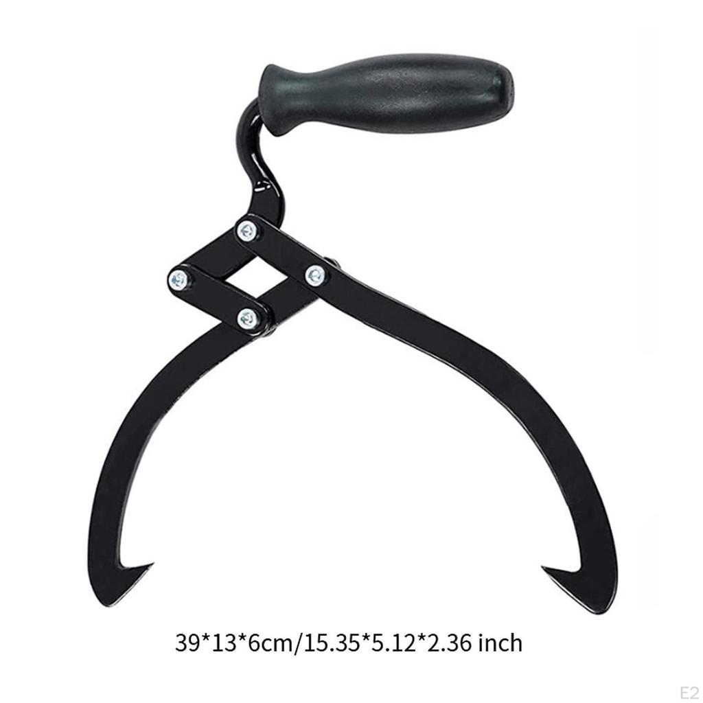 Clește pentru bușteni 10,5" Cârlig de ridicare Exploatare forestieră Prindere convenabilă antiderapantă Gheară pentru lemn Lemnul lui