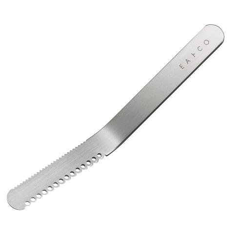 Yoshikawa EA to CO Iitoko Nulu Butter Knife, Removes Burnt Food, Shaves Butter into Thin Pieces, Easy to Spread, 15cm Long, Stainless Steel, Made in J