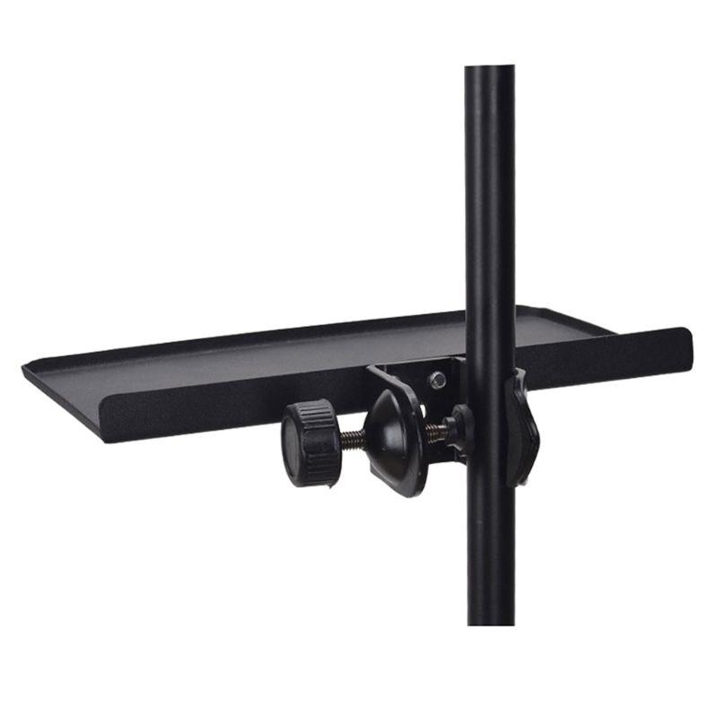 Portable Adjustable Shelf Organizer Expandable Outdoor Karaoke Equipment Clip Broadcast Stand Tray Sound Card Tray