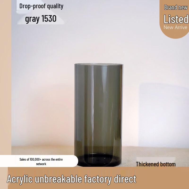 ZISIZ Large Transparent Acrylic Flower Hydration Bucket