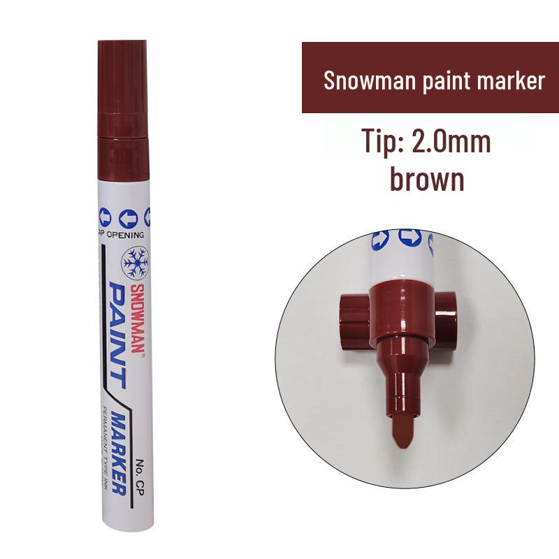 Japan Yeti Waterproof Alcohol-Resistant Paint Marker, 1.5-3mm, Fade-Proof, Low Halogen