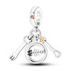 Copper Charm Bead Charms Bead Charms Animal Hugging Pendant Dangle Compatible With Authentic Necklaces Bracelets Gift Women Party Diy