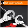 Universal Wrench Set MultiFunction Adjustable Portable Keys Bionic Torque Ratchet Oil Filter Spanner Hand Tools