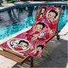 Sexy Doll Print Beach Towel, Versatile Lightweight Absorbent Beach Towel for Pool Surf Yoga Bathroom, Perfect Birthday Holiday Gift