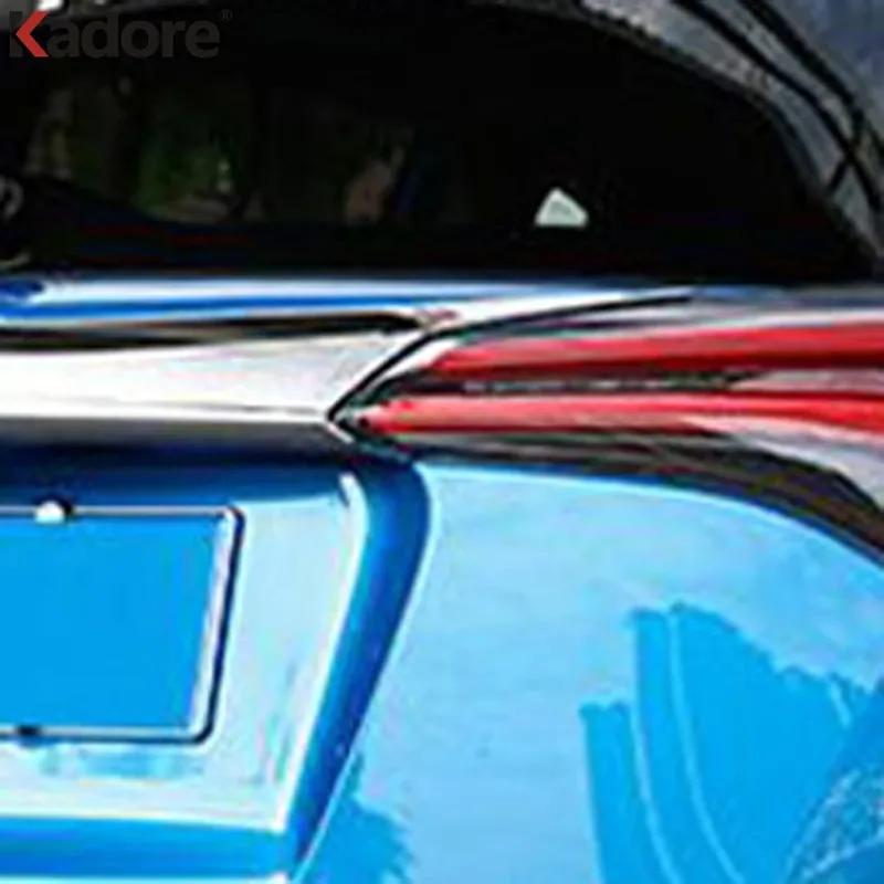 For Toyota RAV4 RAV 4 2016 2017 2018 Chrome Rear Trunk Lid Cover Trim Tailgate Molding Garnish Strip Car Exterior Accessories