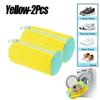 2PCS Durable Shoe Washing Cleaning Machine Bag For Sport Casual Shoe Yellow With Zipper Special Protective Bag Not Prone Damage