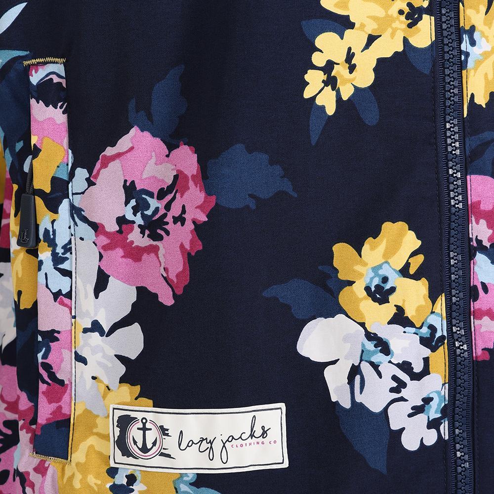 Lazy Jacks Womens/Ladies Floral Waterproof Jacket