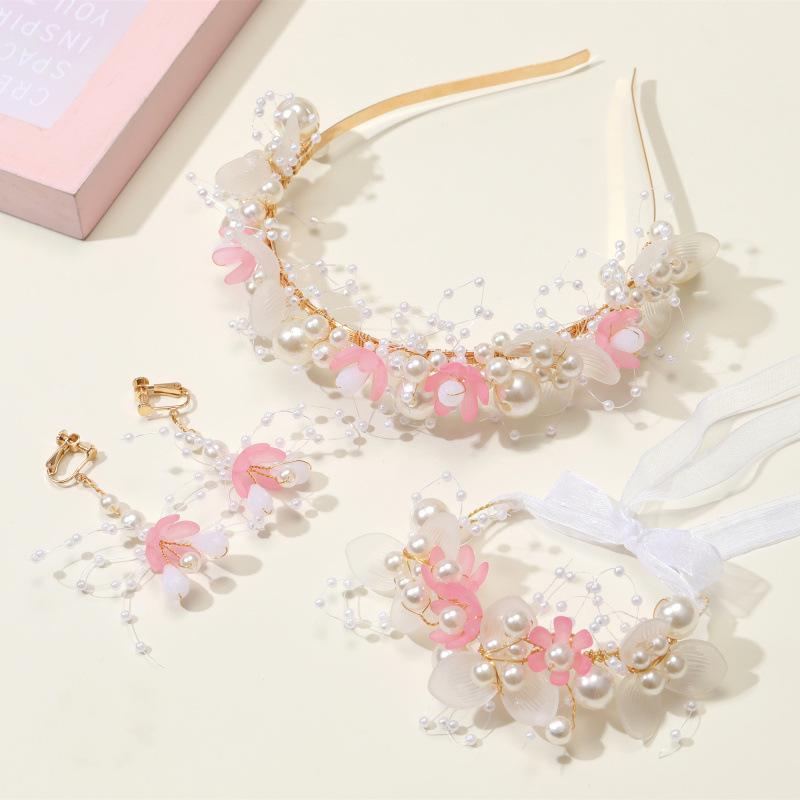 Fairy Forest Flower Crown Headband for Girls - Princess & Birthday Accessories