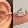 1 Par Brincos de Pressão Delicados com Zircônia Feminino Ear Cuff de Coração Sem Furos Brincos Falsos de Cartilagem para Mulheres Joias da Moda