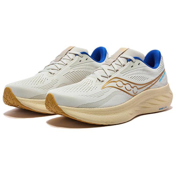SAUCONY Ride 18 Mode Bequem Stoßdämpfend Langlebig Low Top Laufschuhe Unisex Sneaker Grau S31000-550