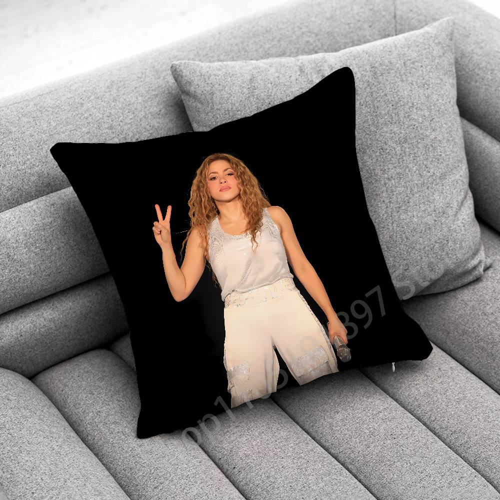 Singer S-Shakira Throw Pillow Case For 45cm 40cm 30cm 50cm 55cm Square Home Pillowcase Case