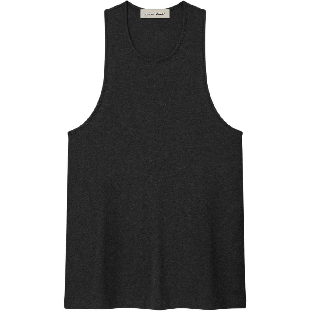 Fear of God Essentials Signature Essential Tank Vintage Black Men Tops 125SP264181F