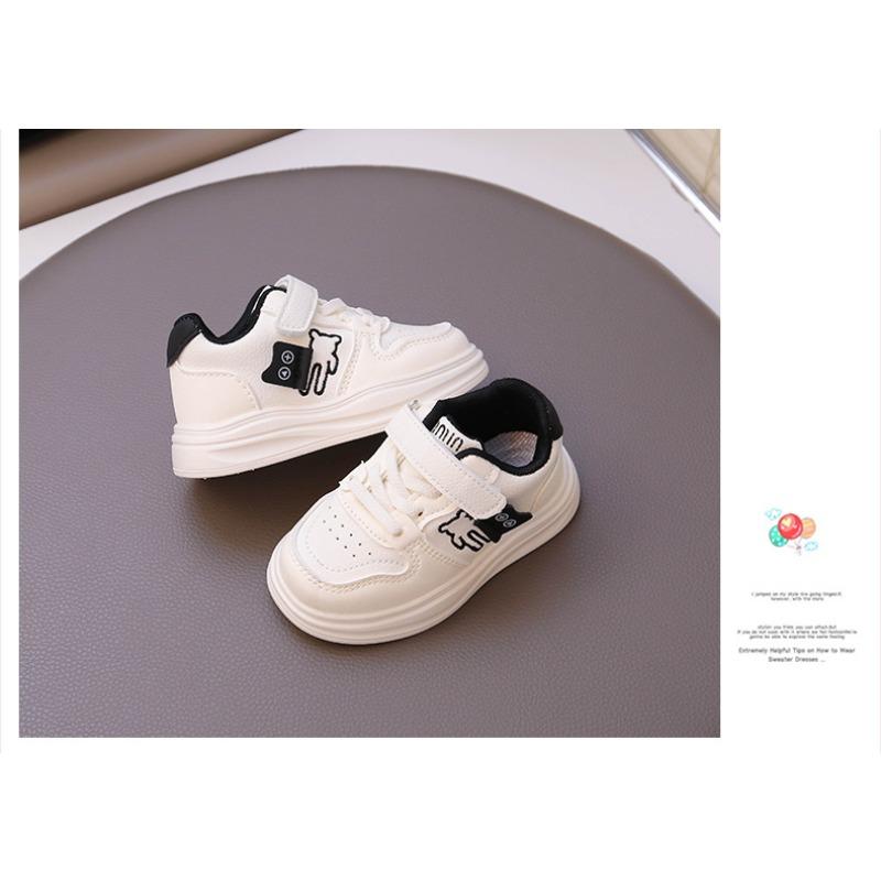 Mädchen Canvas-Schuhe Frühling und Herbst Neu Baby Schule Kleine Weiße Schuhe Jungen Sport Freizeitschuhe Rutschfeste Babyschuhe