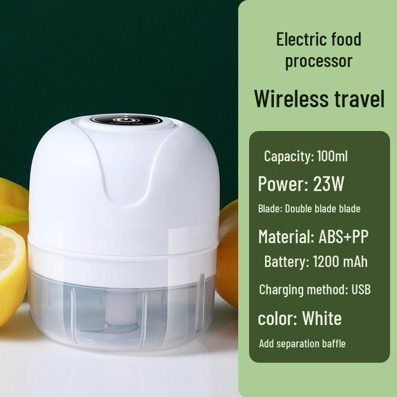 Wireless Multi-functional Mini Electric Garlic Chopper & Masher