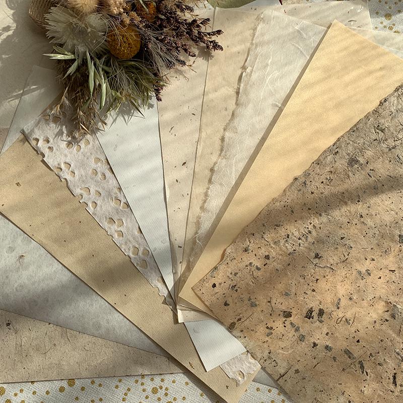 Набор бумаги для коллажей в дневник: 40 листов марок и материалов для джанк-журналинга