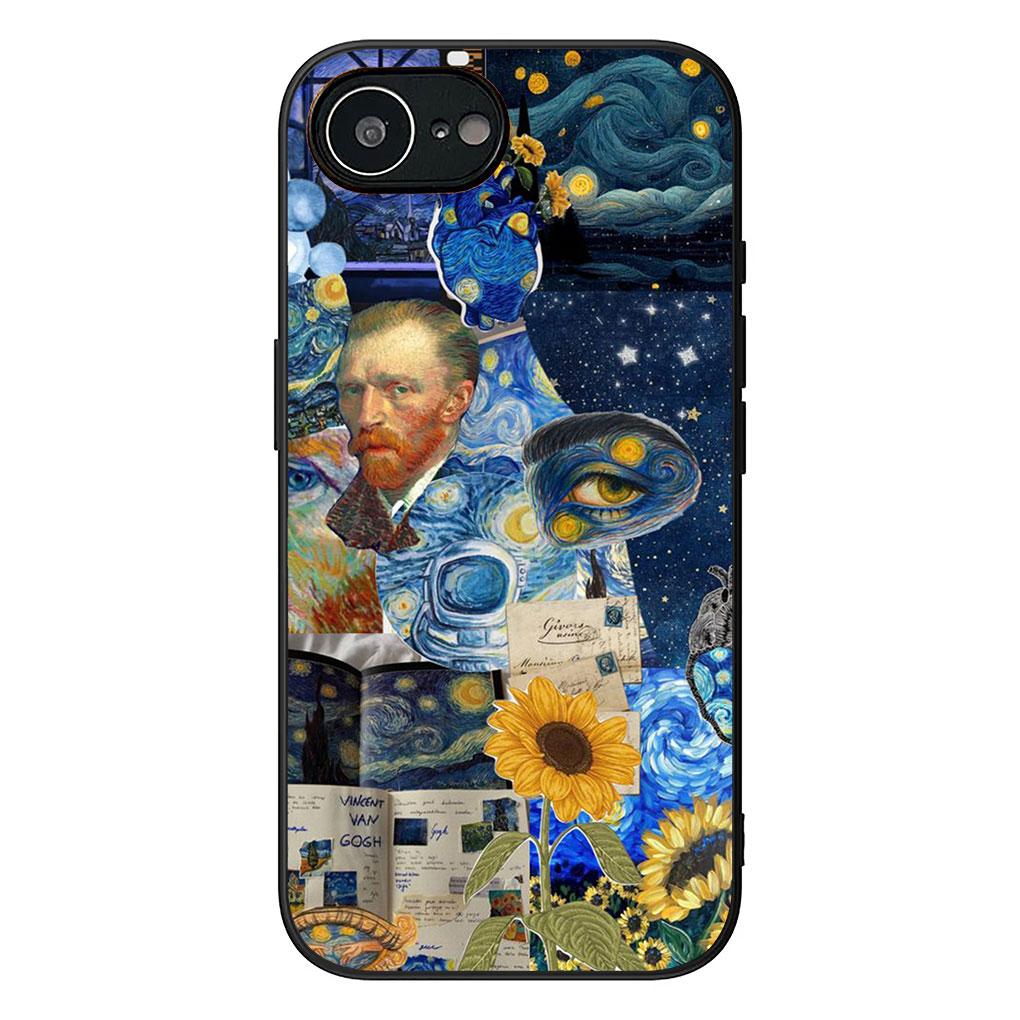 Sunflower Van Gogh Starry Night Sky Phone Cover for Xiaomi Poco C75 C65 C71 C85 X7 X6 X5 M6 M7 F7 F8 Ultra F6 Pro Soft Case