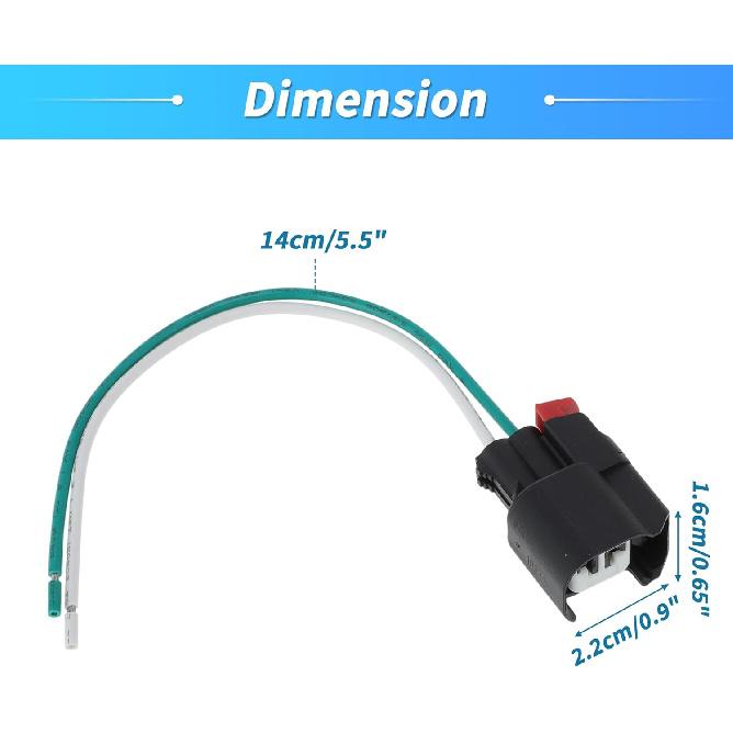 6 Pcs Fuel Injector Alternator Connector Wiring for Jeep Wrangler JK TJ for Dodge for Ram 1500 for Chrysler Quick Connector Gasoline Injectors