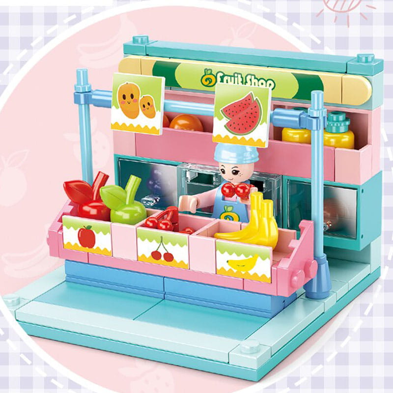 Stall - Mini Room Blocks - Sluban - 99 Pieces