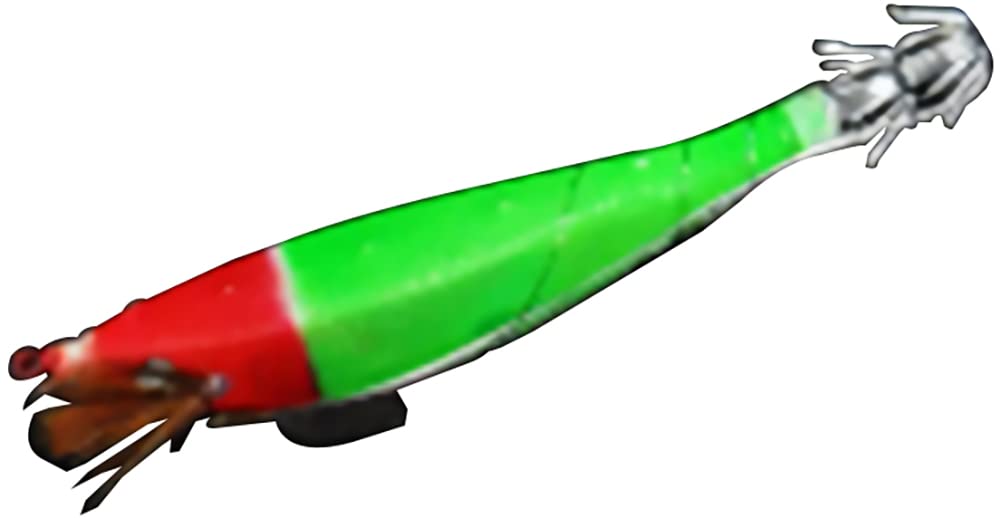 MARUSHINGYOGU Fishing Dragon Squid Jig SP (Marushin Tackle) Bait-Wrapped Red/Green