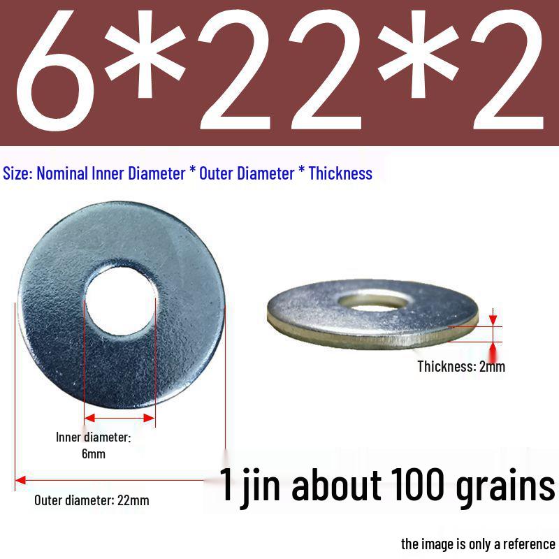 Galvanized Oversized Metal Washers M3-M60