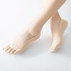 Velvet Women's Breathable Mesh Low-Cut Five-Finger Lace Socks