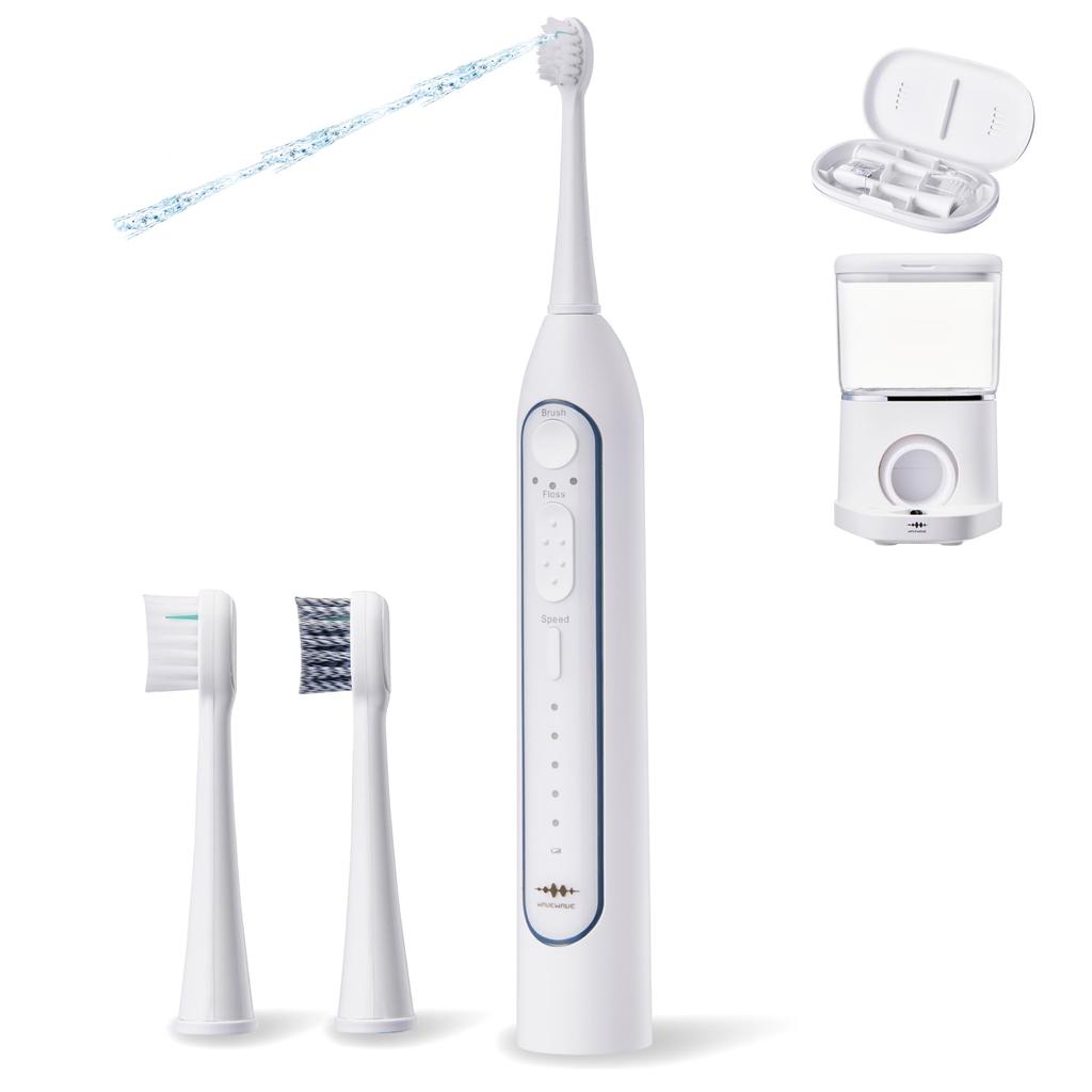 Official WAVEWAVE Wave Wave Electric Toothbrush Jet Washer with Oral Cleaning Function and Water Floss Function Hydraulic Interdental Tartar Removal 2