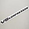 3D ABS Chrom Czarny Stylizacja Samochodu V8 V6 Kompressor Logo Błotnik Boczne Naklejki Odznaki Naklejki Dla Mercedes Benz G63 G500 S500 S680 GT