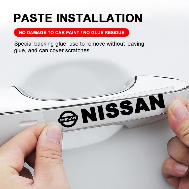 4 Buc. Autocolante Mânere Uși Auto Autocolante Anvelope Oglindă Retrovizoare Accesorii pentru Nissan Nismo Juke Leaf Micra K12 Note Patrol Qashqai J11 J10 Tiida Versa