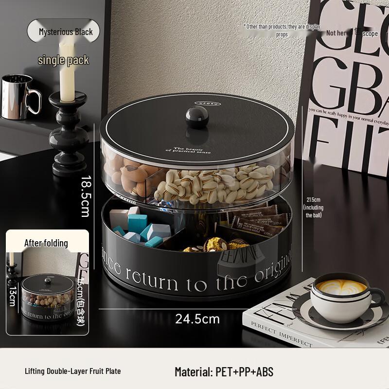 Rotating Compartment Snack Candy Box