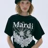Mardi Mercredi Blomstermardi Trädgård T-shirt Svart Vit (One Size Fits All)