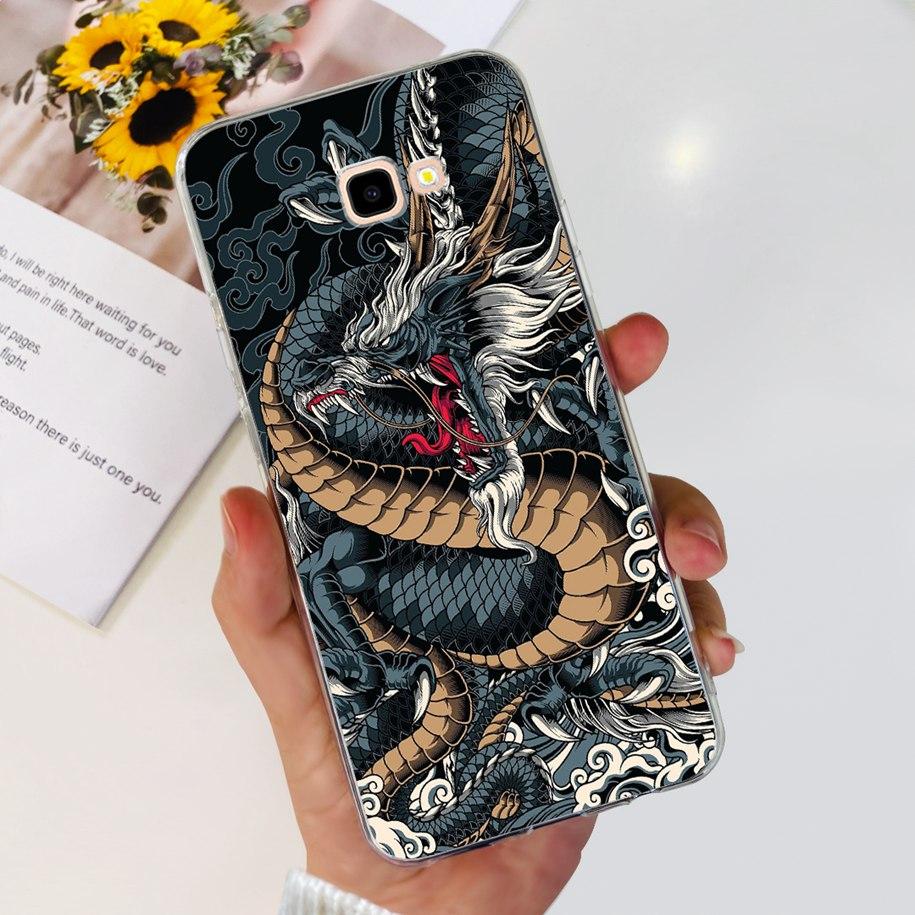 For Samsung Galaxy J4 Plus 2018 Phone Case Fashion Flower Soft Silicone Cover For Samsung J4 J 4 Plus 2018 J4+ J415F J4Plus Capa
