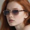 New square small frame driving sunglasses men's and women's European and American fashion UV-proof sunglasses outdoor glasses