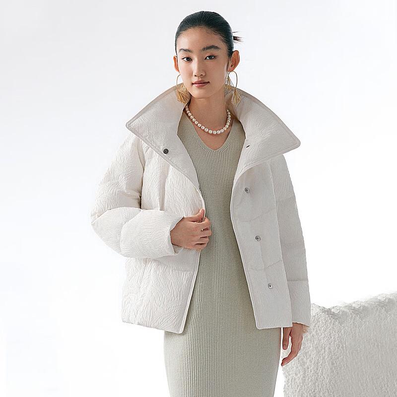 

Жіночий короткий пуховик Bosideng з гусячого пуху з коміром-лацканом (B30144514) 180/100A