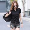 2025 New Fashion Women's Basic Solid Color Short-sleeved POLO Shirts Summer Knitted Tops Daily Casual Joker T-shirt
