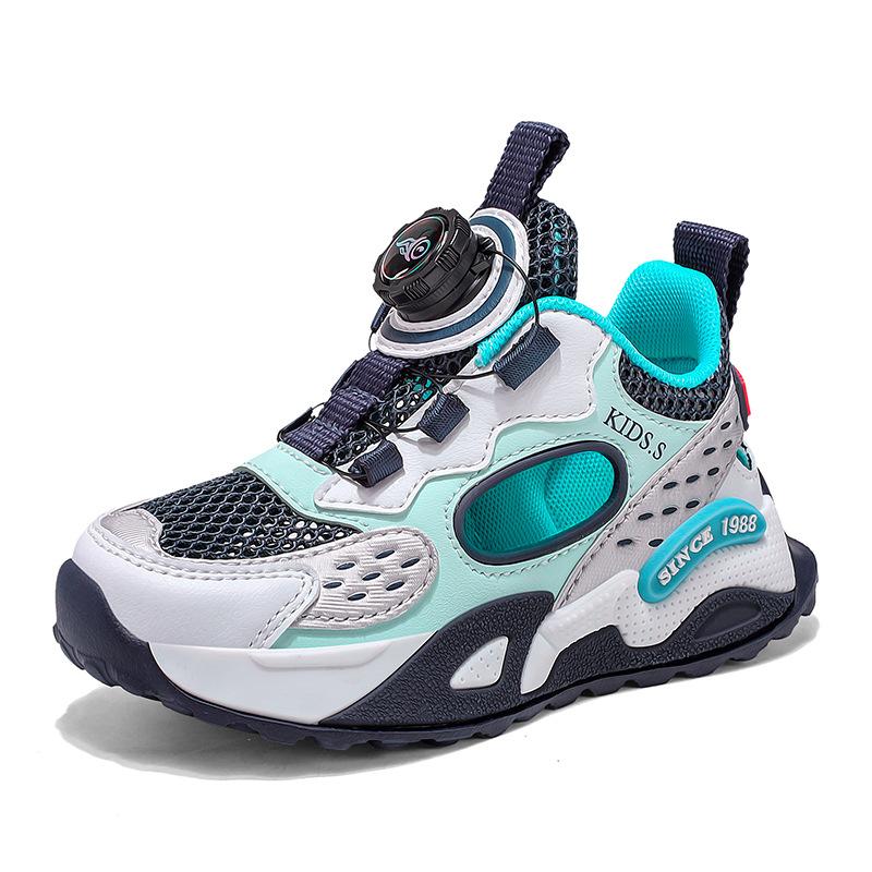 Boys sandals 2025 new summer children's baotou sports single mesh shoes older children's mesh non-slip girls frame shoes