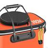 Fishing Bucket Fish Carrier Foldable Multifunctional Large Capacity Live Container with Strap