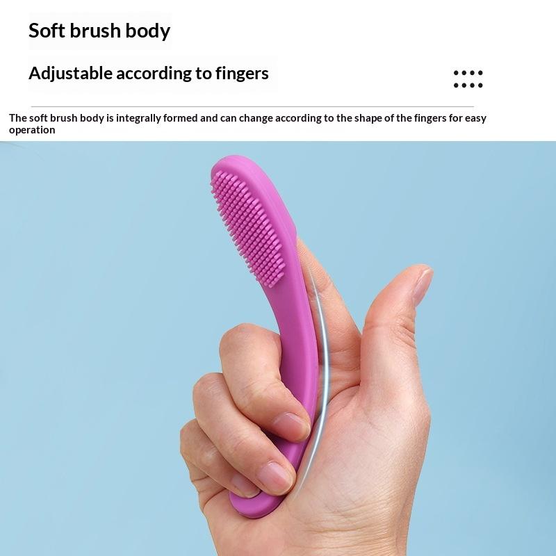 Dog Cat Finger Toothbrush Soft Reusable Oral Care Supply Ensures Gentle Cleaning for Sensitive Gums