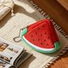 Plush Coin Purse Cute Wallet Small Coin Pouch Mini Change Purse Case Fruit Zipper