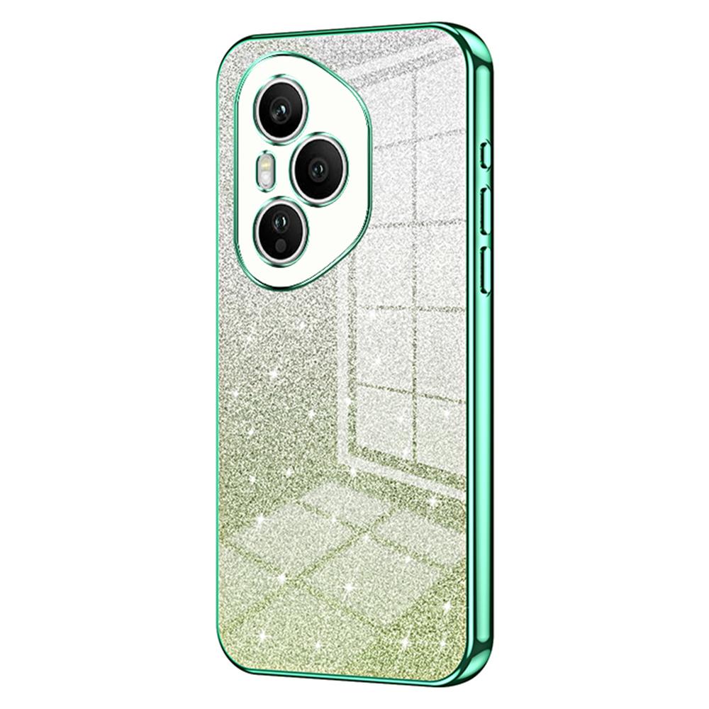 For Honor 400 Pro 5G (Global) Etui Elektroplettert Gradient Glitter TPU Telefondeksel