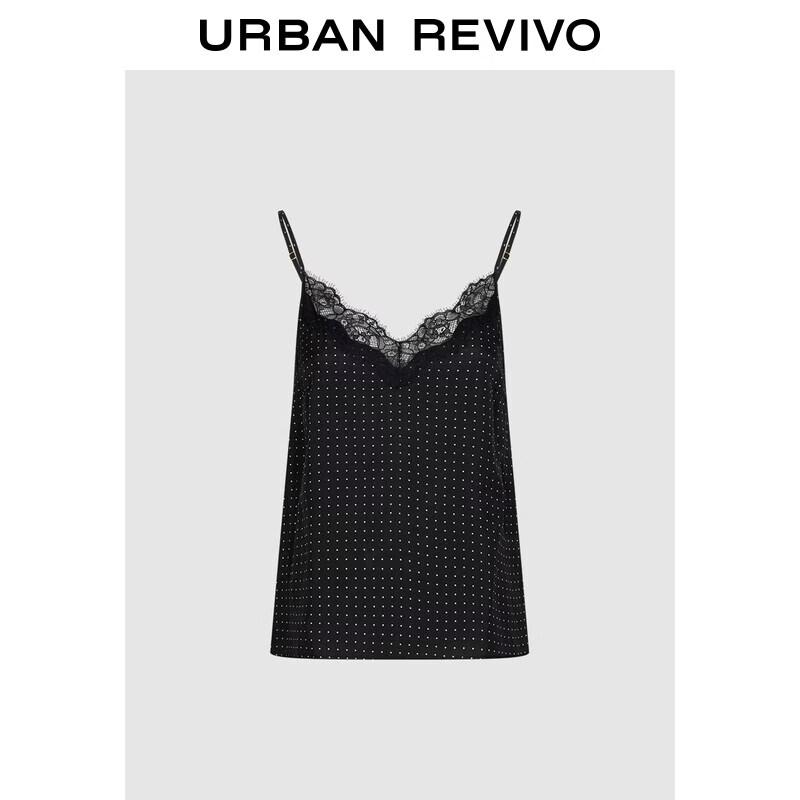

UR 2026 Women s Lace Polka Dot Camisole XS