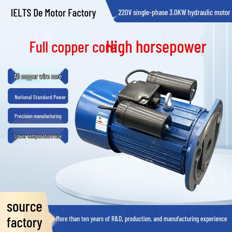 

3kW Pure Copper Single-Phase 220V Household Asynchronous Motor Single-phase 220V Motor