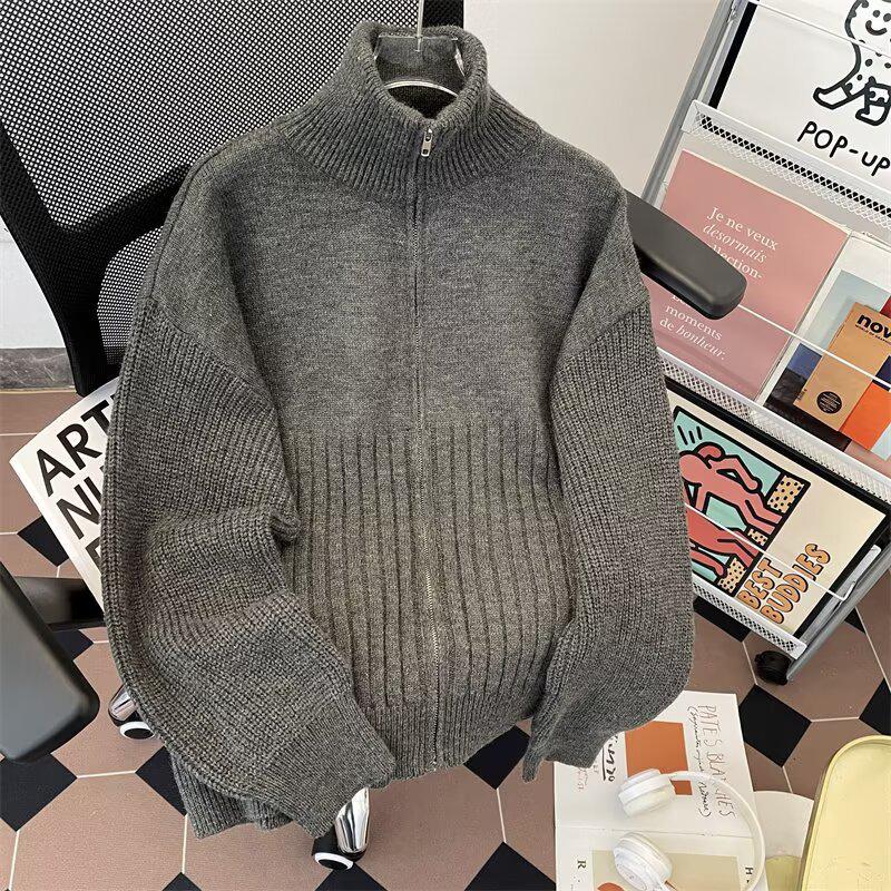 Unisex Herbst-Rollkragenpullover: Stilvolles, locker gestricktes Design für mühelosen Komfort