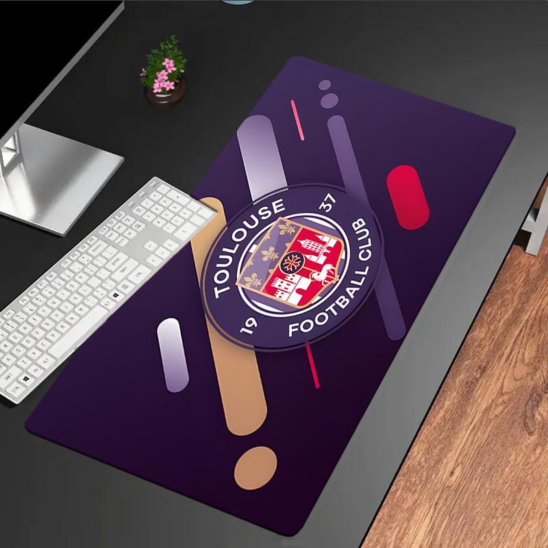 Toul-ouse Crest Design Mouse Pad, Rubber Base, Mouse Pad for Gamers and Office Use, Gaming Desk , Easy To Clean Mat Christmas fan gifts