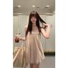 French pure desire sweet girl wind mesh sleeveless dress women's year summer new dating atmosphere princess dress
