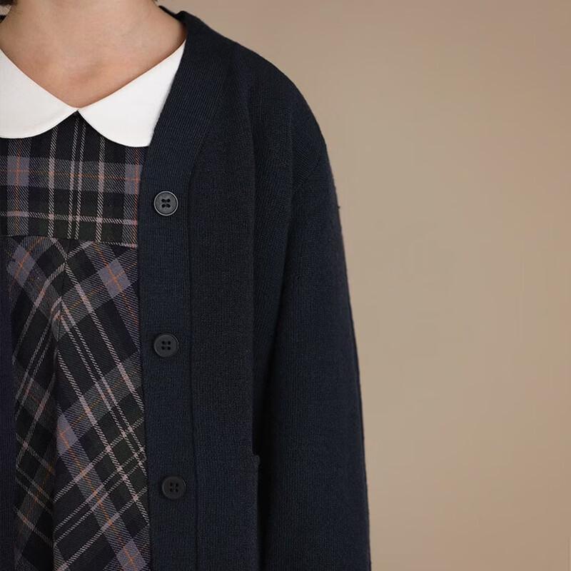 Hacikis Unisex V-Neck Knit Cardigan