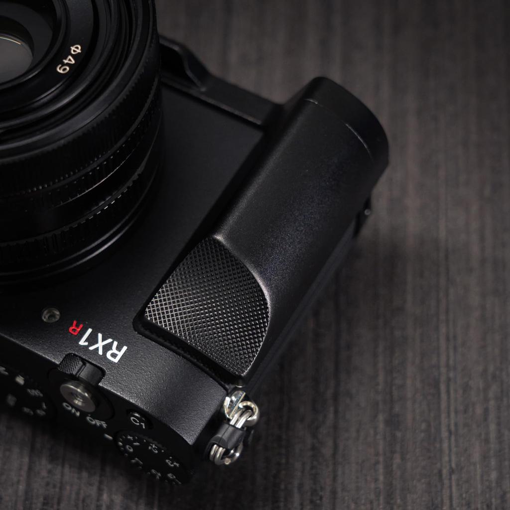 Iborrys Camera Compatible with Sony RX1R Dedicated Quick Release Aluminum Alloy Camera Original Vintage Diamond Pattern Aluminum Grip, DSC-RX1RM3 III,
