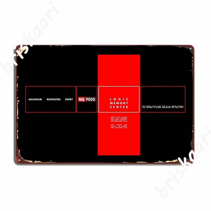 

Hal 9000 Metal Sign Plaques Pub Garage Wall Pub Vintage Tin Sign Poster 20x30cm