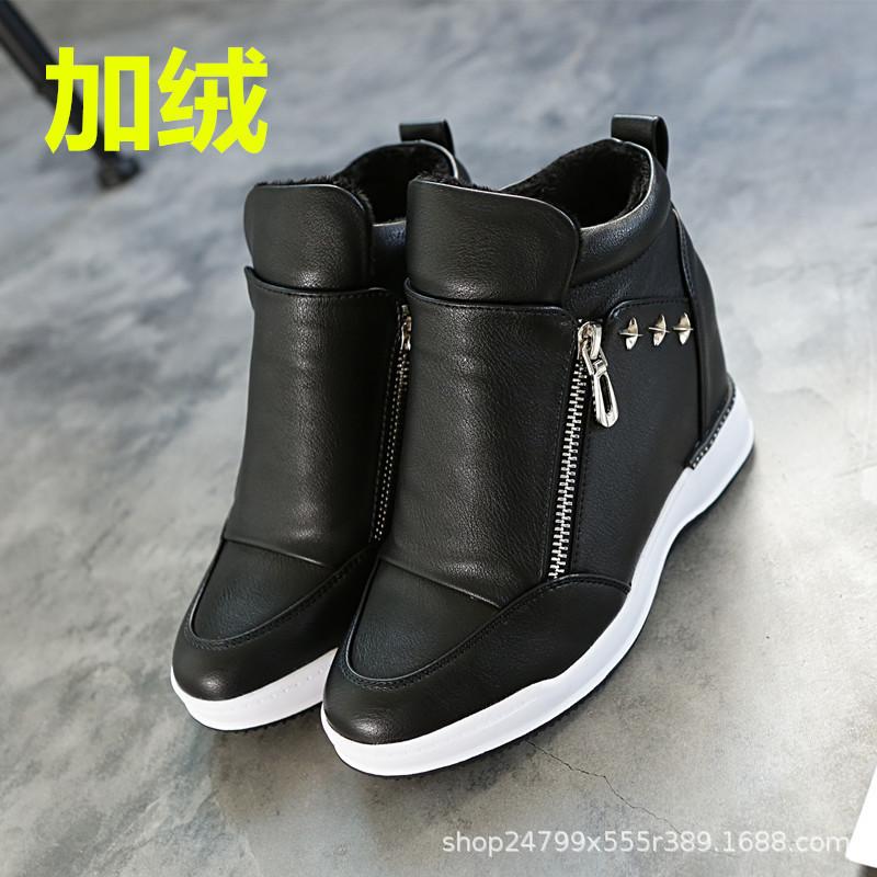 Innere Erhöhung Damenschuhe neue Frühjahrs- und Sommerschuhe Freizeit-Single-Schuhe mit Keilabsatz Damensport-Schuhe